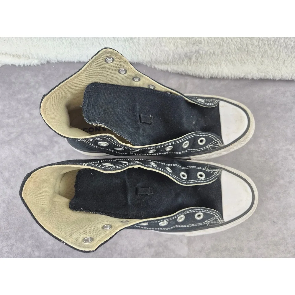 Converse Chuck Taylor All Star High Top Black Canvas Sneakers 272855F Kids 5